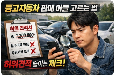 중고자동차 판매 어플