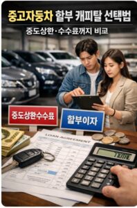 중고자동차 할부 캐피탈