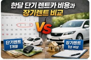 한달 단기 렌트카