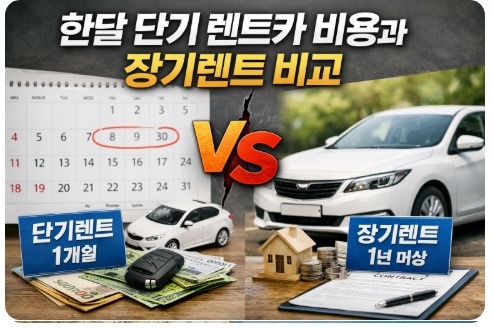 한달 단기 렌트카