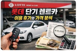 롯데 단기 렌트카