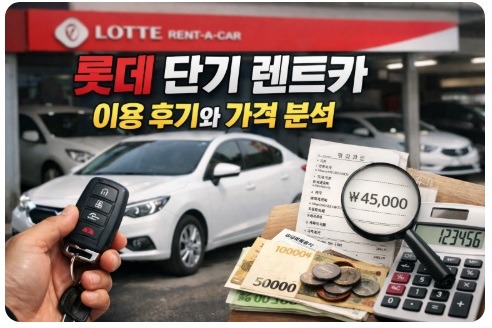 롯데 단기 렌트카