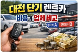 대전 단기 렌트카