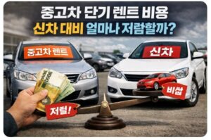 중고차 단기 렌트