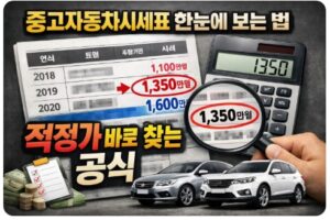 중고자동차시세표