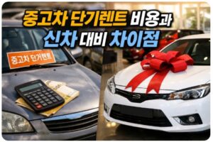 중고차 단기렌트