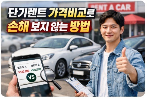 단기렌트 가격비교