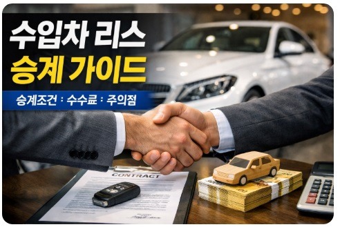 수입차 리스 승계