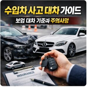 수입차 사고 대차