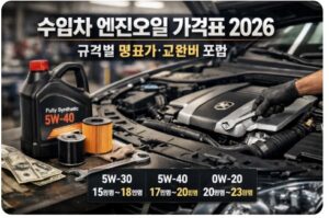 수입차 엔진오일
