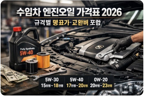 수입차 엔진오일