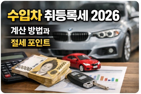 수입차 취등록세