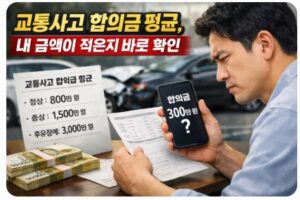 교통사고 합의금