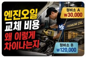 엔진오일 교체 비용
