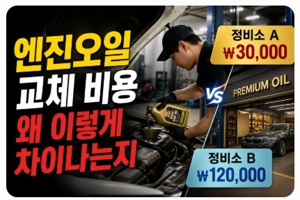 엔진오일 교체 비용