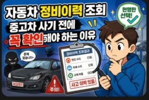 자동차 정비이력 조회