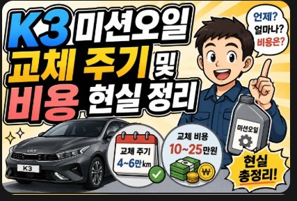 k3 미션오일