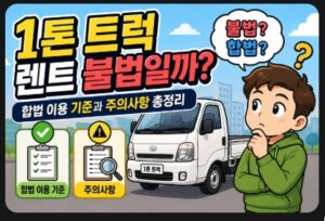 1톤 트럭