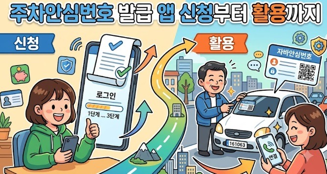 주차안심번호 발급 앱