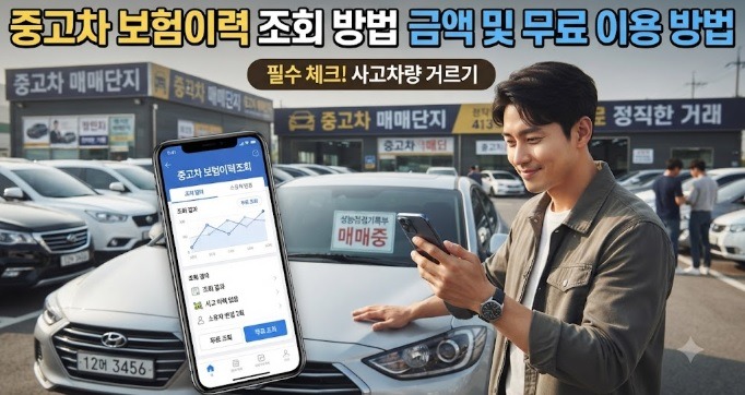 중고차 보험이력 조회