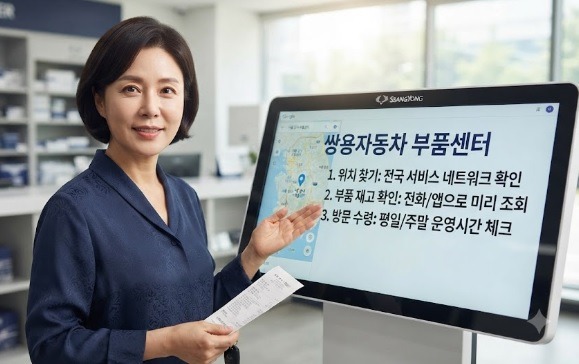 쌍용자동차 부품