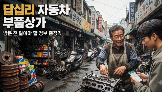 답십리 자동차 부품상가