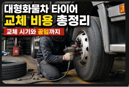 대형화물차 타이어